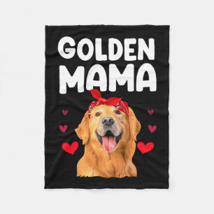 Goldenes Retriever Design Mama Golden Retri Fleecedecke