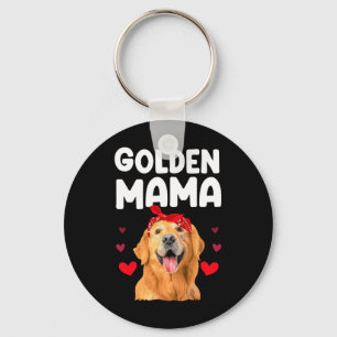 Goldenes Retriever Design Mama Golden Retri Schlüsselanhänger
