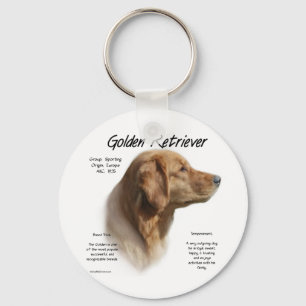 Goldenes Retriever Historisches Design Schlüsselanhänger