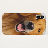 Goldenes Retriever-Lächeln Case-Mate iPhone Hülle (Rückseite (Horizontal))