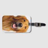 Goldenes Retriever-Lächeln Gepäckanhänger (Vorderseite (Horizontal))