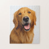 Goldenes Retriever-Lächeln Puzzle (Vertikal)