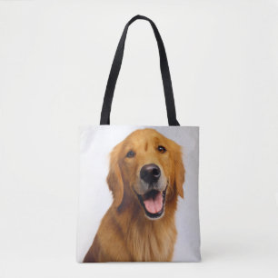 Goldenes Retriever-Lächeln Tasche