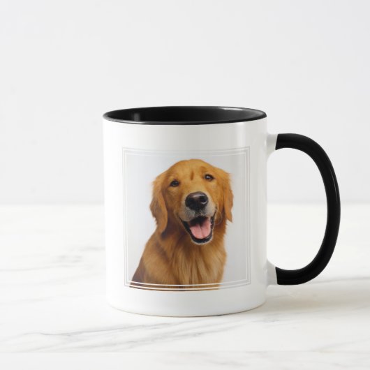 Goldenes Retriever-Lächeln Tasse (Rechts)
