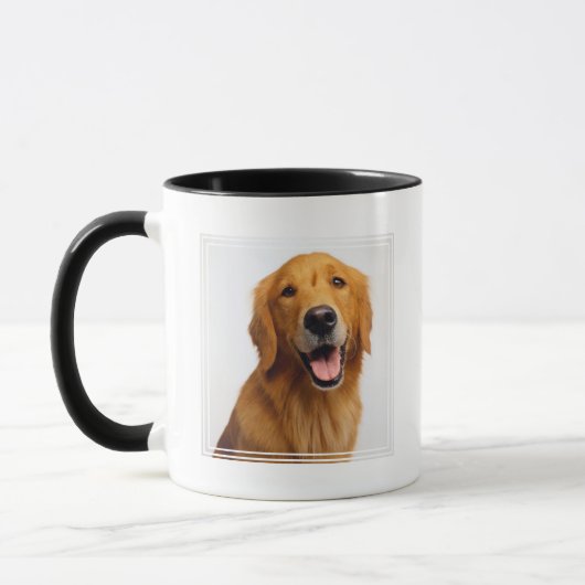 Goldenes Retriever-Lächeln Tasse (Links)