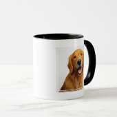 Goldenes Retriever-Lächeln Tasse (VorderseiteRechts)