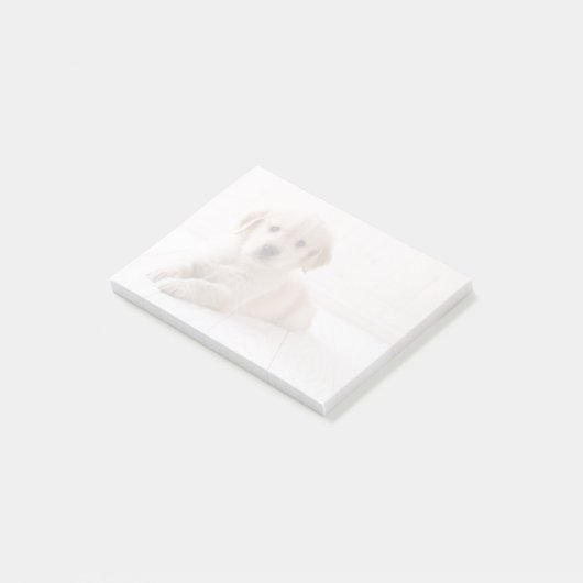 Goldenes Retriever-Leck Post-it Klebezettel (angewinkelt)