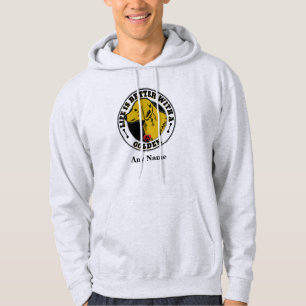 Goldenes Retriever Personalisierte Leben ist besse Hoodie