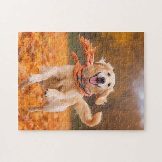 Goldenes Retriever-Rätsel Puzzle (Horizontal)