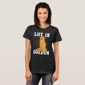 Goldenes Retriever T-Shirt (Vorne ganz)
