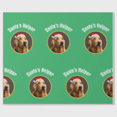 Goldenes Retriever-Umschlagpapier Geschenkpapier (Flach)