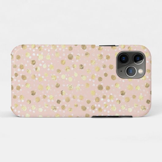 Goldenes Rosa-Blatt-Case-Mate-iPhone Case-Mate iPhone Hülle (Rückseite (Horizontal))