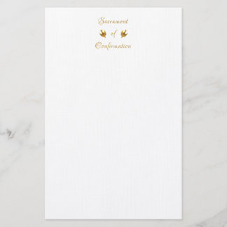 Goldenes Sacrament von Eucharist Host and Chalice Briefpapier