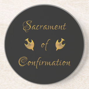 Goldenes Sacrament von Eucharist Host and Chalice Getränkeuntersetzer