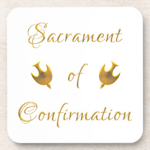 Goldenes Sacrament von Eucharist Host and Chalice Getränkeuntersetzer