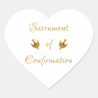 Goldenes Sacrament von Eucharist Host and Chalice Herz-Aufkleber