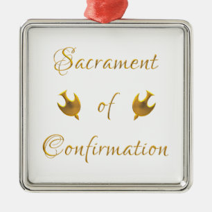 Goldenes Sacrament von Eucharist Host and Chalice Ornament Aus Metall