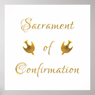 Goldenes Sacrament von Eucharist Host and Chalice Poster