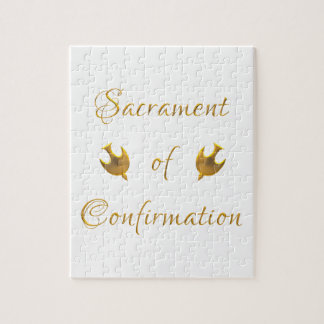 Goldenes Sacrament von Eucharist Host and Chalice Puzzle