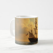 Goldenes Schiff Kaffeetasse (Vorderseite Links)