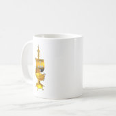 goldenes Schiff Kaffeetasse (Vorderseite Links)