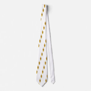 goldenes Schiff Krawatte