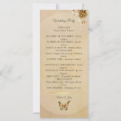 Goldenes Schmetterlingsprogramm (Rückseite)