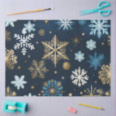 goldenes Schneeflockenpapier Seidenpapier (Basteln)