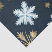 goldenes Schneeflockenpapier Seidenpapier (Ausschnitt)