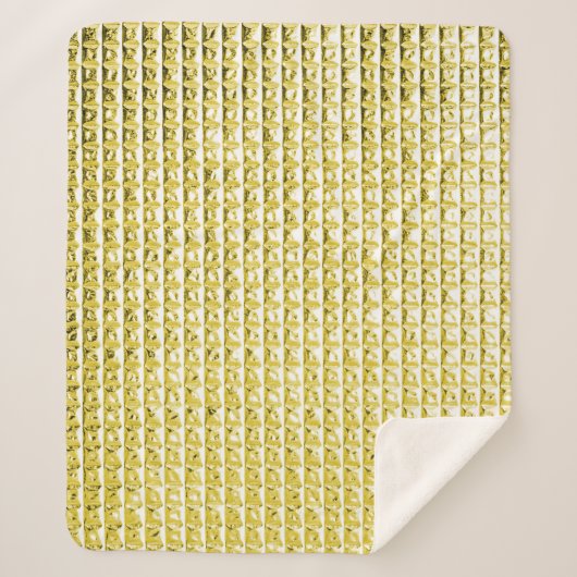 Goldenes schwarzes Glas: luxuriöse Oberfläche. Sherpadecke (Vorderseite)