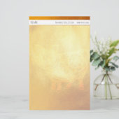 Goldenes Schwein Chinesisches Neujahrsbuch persona Briefpapier (Stehend Vorderseite)