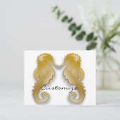 Goldenes Seepferd Thunder_Cove Postkarte (Stehend Vorderseite)