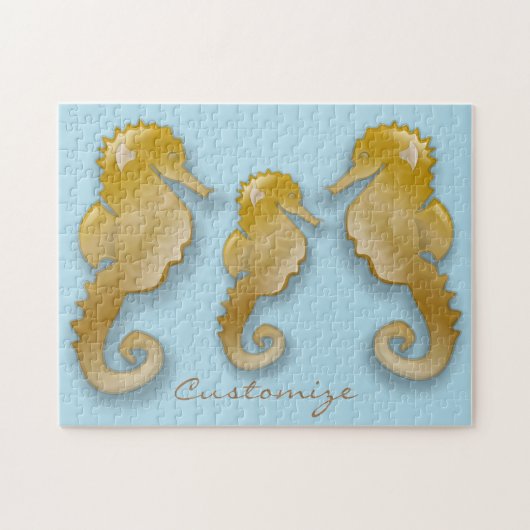 Goldenes Seepferd Thunder_Cove Puzzle (Horizontal)