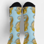 Goldenes-Seepferd-Thunder_Cove Socken (Oben)
