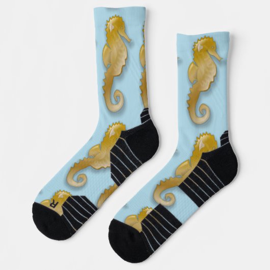 Goldenes-Seepferd-Thunder_Cove Socken (Links)