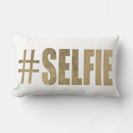 Goldenes Selfie Lendenkissen