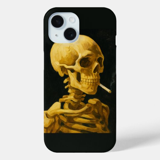 Goldenes Skull - Einzigartiges Van Gogh Inspiriert Case-Mate iPhone Hülle (Rückseite)