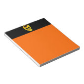 Goldenes Skull Notepad Notizblock (angewinkelt)