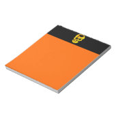 Goldenes Skull Notepad Notizblock (Rotiert)