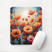 Goldenes Sommerglühen Mohnparadies Mousepad (Mit Mouse)