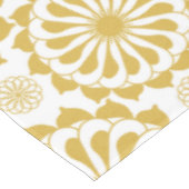 Goldenes Sonnenblumenmuster Tischdecke (Schrägansicht)