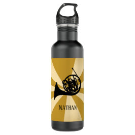 Goldenes Sonnenbrass-Musikinstrument für Horn Edelstahlflasche