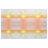 Goldenes Sonnenuntergang Mandala Stoff (Yard (91,4 cm))