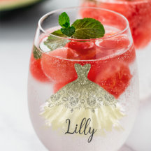 Goldenes Sparkleider für eine Hochzeitsreise