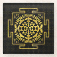 Goldenes Sri Yantra/Sri Chakra