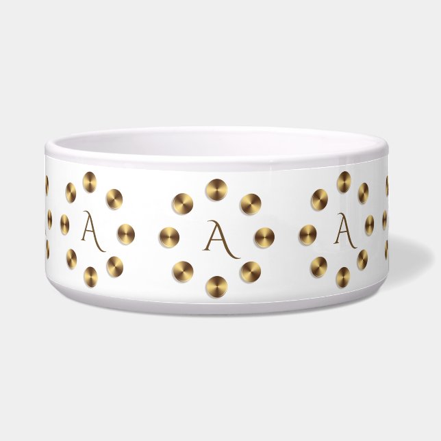 Goldenes Steigungselement. Monogramm Napf (Vorderseite)