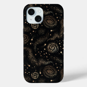 Goldenes Sternbild Galaxy Muster Case-Mate iPhone Hülle