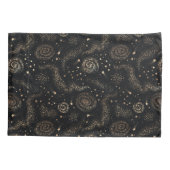 Goldenes Sternbild Galaxy Muster Kissenbezug (Rückseite-Links)