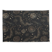 Goldenes Sternbild Galaxy Muster Kissenbezug (Rückseite-Rechts)