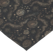 Goldenes Sternbild Galaxy Muster Tischdecke (Schrägansicht)